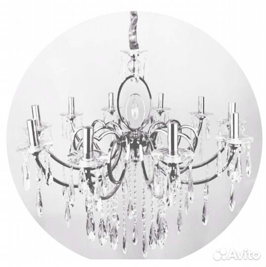 Люстра классика хром золото