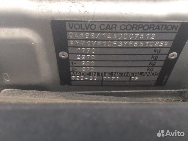 Разбор на запчасти Volvo S40 / V40 1995-2004