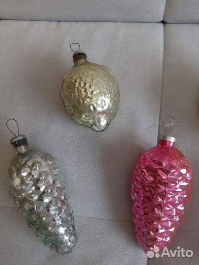 Елочные игрушки большие СССР