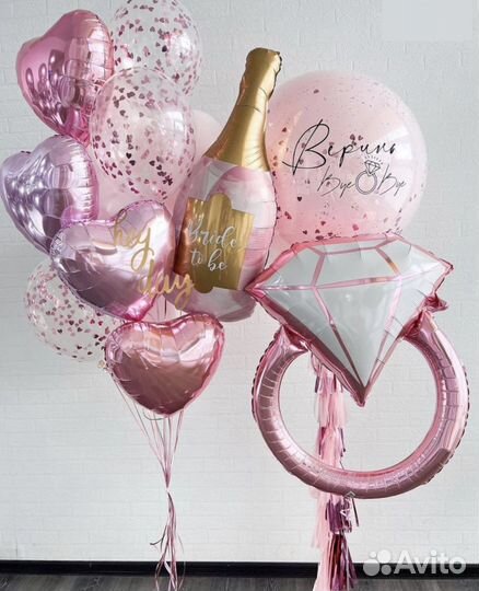 Воздушные шары, подарок Любимой, геливые шары