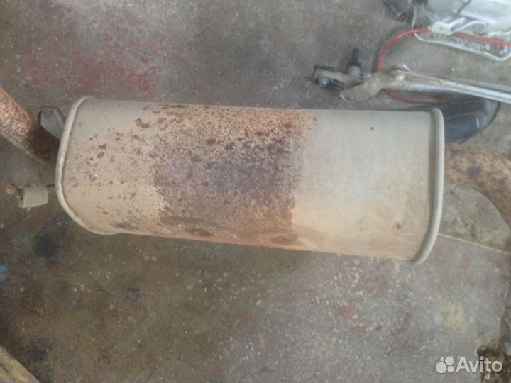 Бачок глушителя задний Форд фокус 2