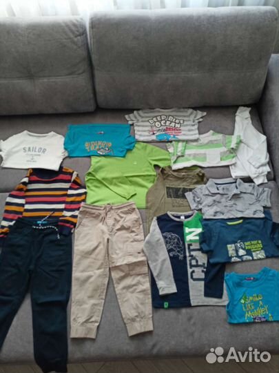 Пакетом вещи на мальчика 4-5 лет