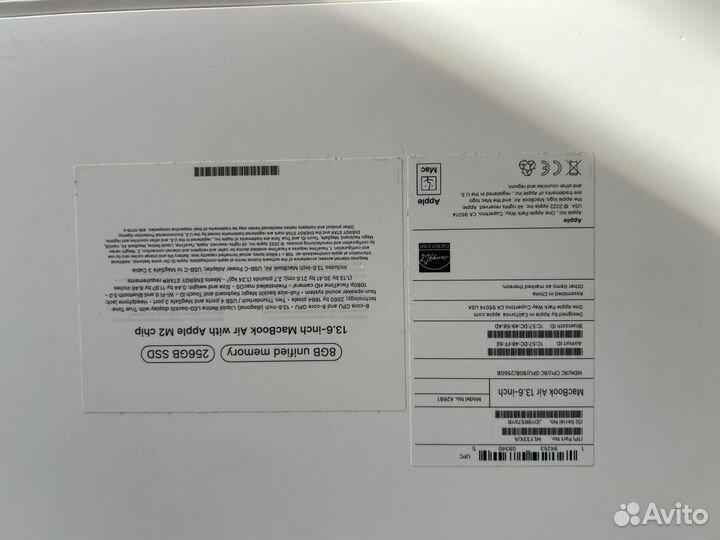 Macbook Air 13.6 M2 8/256 новый