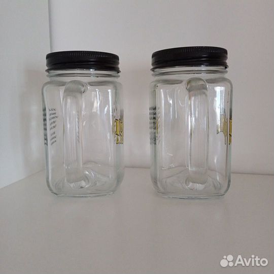 Банка стеклянная для коктейля jack daniels