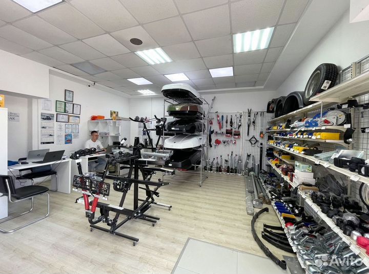 Бокс автомобильный Магнум 390 (серый карбон)