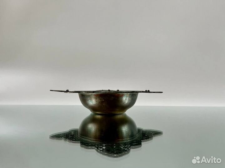 Конфетница икорница скань мельхиор СССР