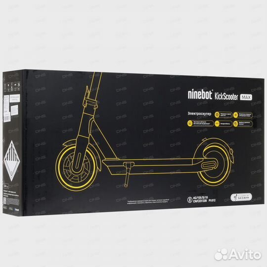 Электросамокат Ninebot KickScooter Max G30P black