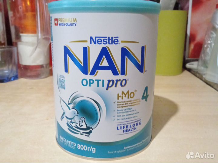 Детское питание смесь nan opti Pro 4