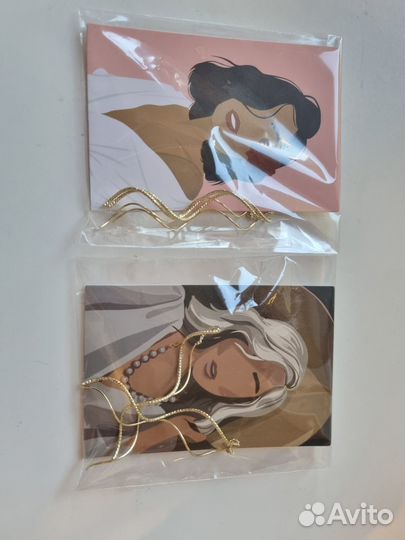 Сережки спиральки