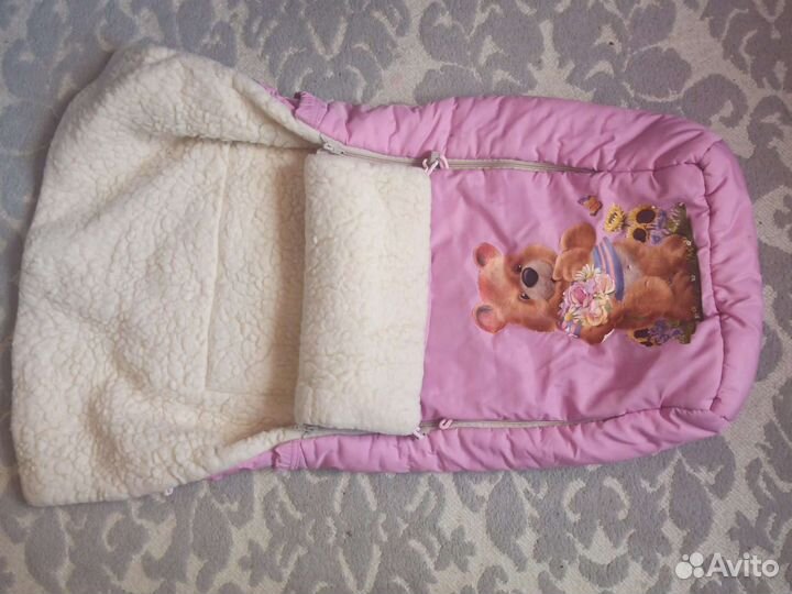 Конверт зимний на овчине