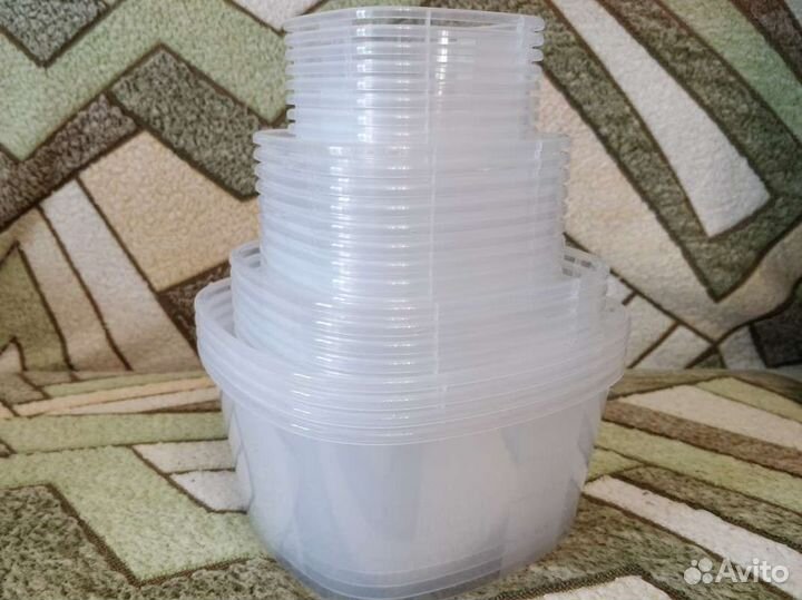 Контейнеры для продуктов, заморозки 30 шт