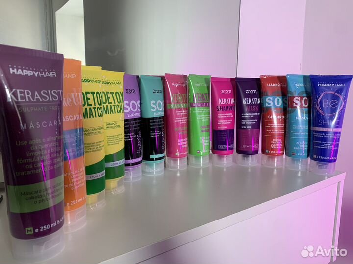 Happy Hair, Zoom шампунь маска кератин ботокс