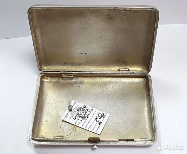 Серебряный портсигар 