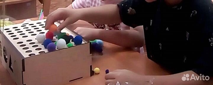 Развивающая игра из дерева