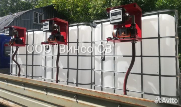 Мини АЗС еврокуб (заправочный модуль)