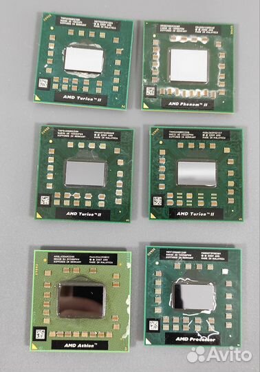 Процессоры Intel и AMD для ноутбуков