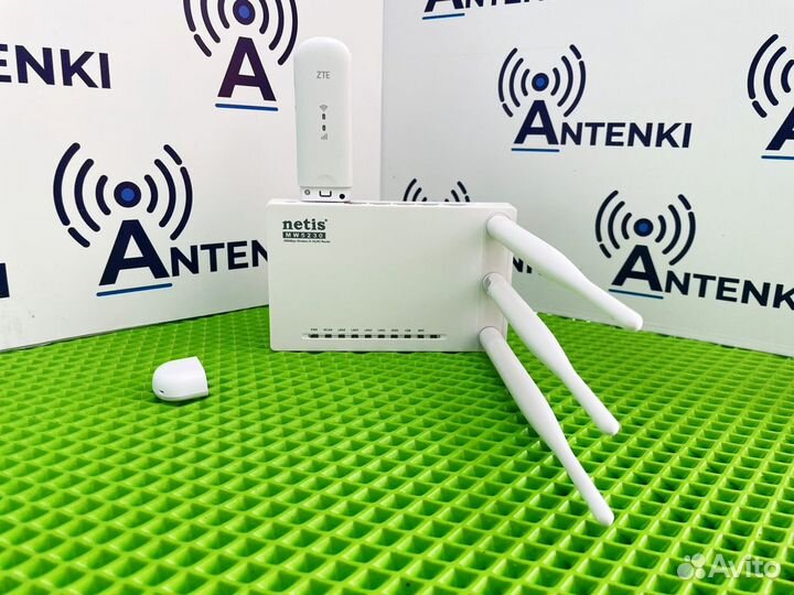 Комплект роутер ZBT Wе1626 + модем ZTE MF 79