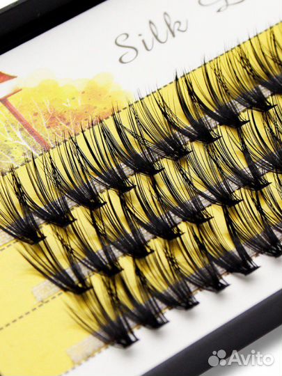 Накладные ресницы пучки