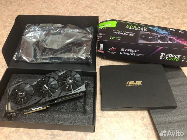 Asus strix GeForce GTX 1070 gaming