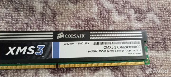 Оперативная память cospair xms 3 dd3