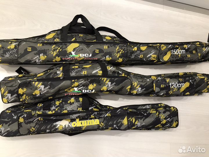 Чехол, сумка для удочек (оружия)от 1 до 1,5м