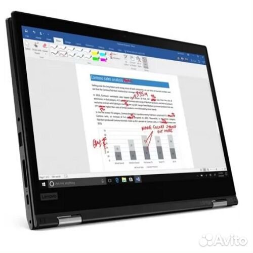 Lenovo thinkpad l13 yoga g2 black (20vls20600)