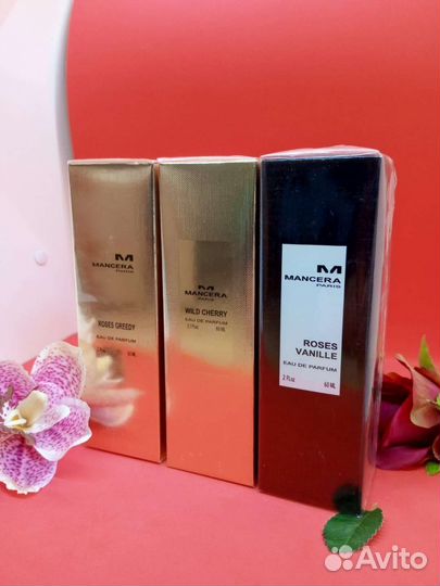 Mancera Roses vanille, Wild Cherry, Roses Greedy