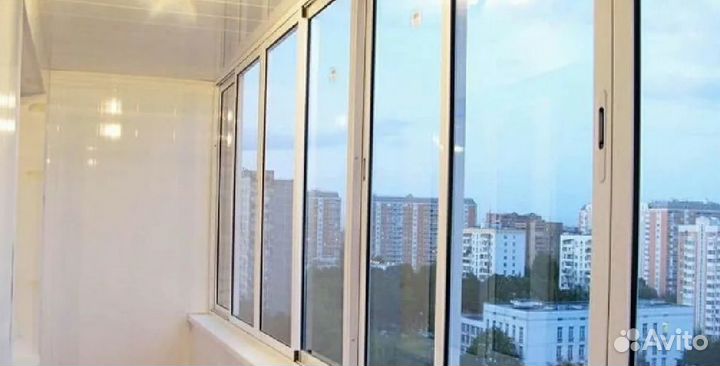 Остекление и отделка балкона и лоджии в рассрочку