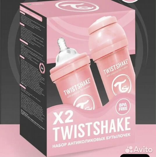 Бутылочки для кормления twistshake