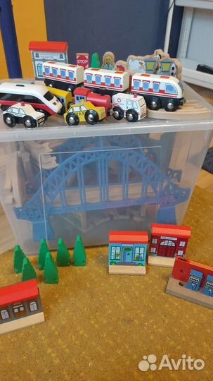 Деревянная железная дорога IKEA, бу