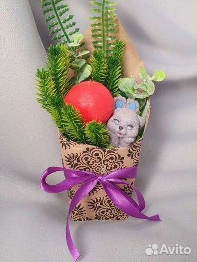 Новогодние кролики. Мыло ручной работы