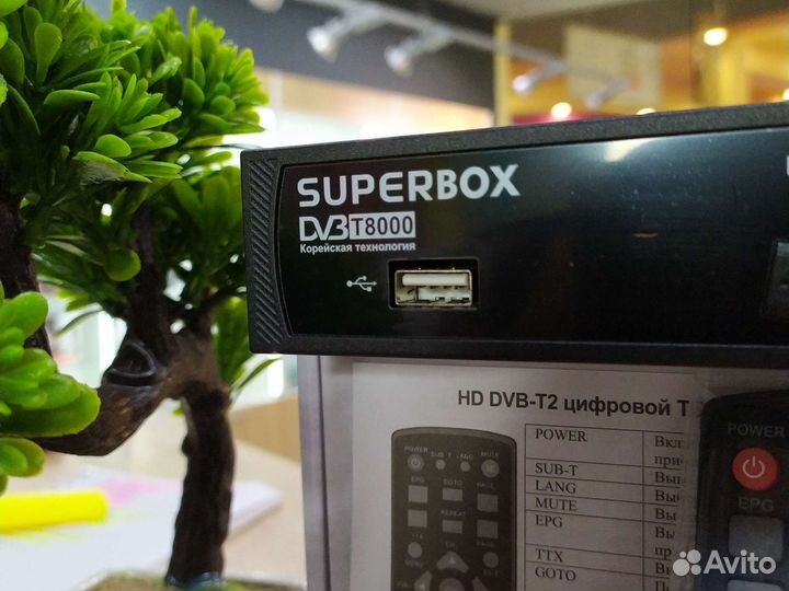 Цифровая приставка DVB-T2 (новая, гарантия)