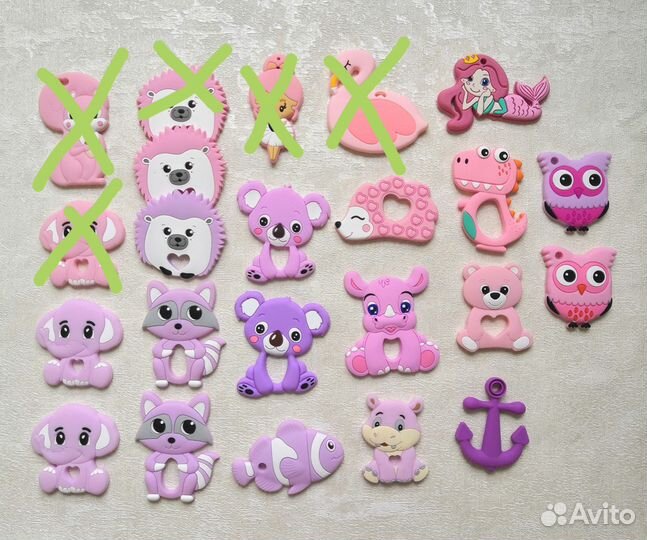 Силиконовые бусины, набор для начинающих