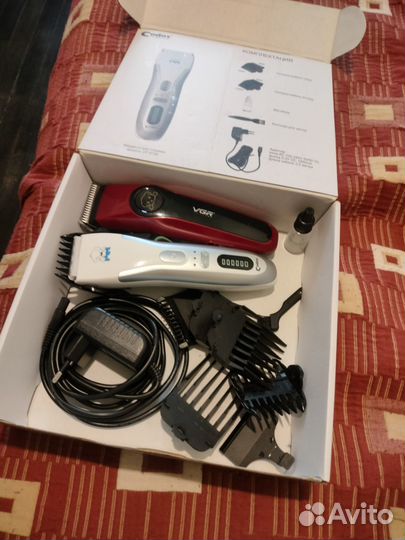 2 машинки для стрижки животных