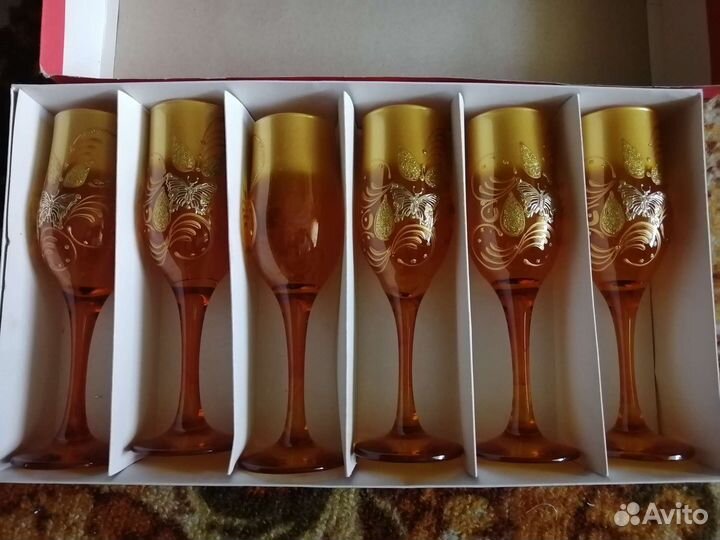Фужеры 6 шт. Россия