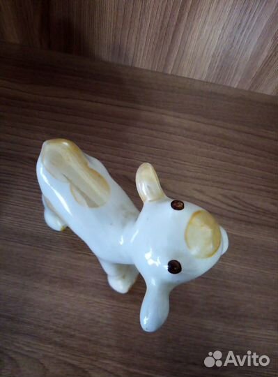 Статуэтка Фарфор СССР Теленок, Бычок.Сысерть 1960е