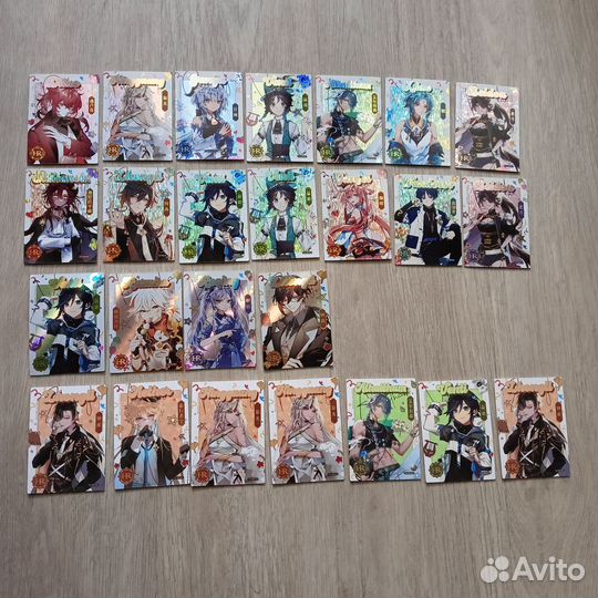 Коллекционные карточки Genshin Impact