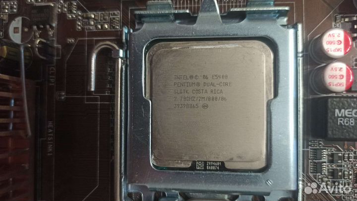 Материнская плата lga 775 + 4 Гб + процессор