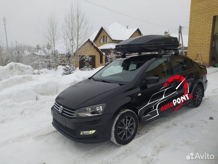 Бокс на крышу Фольксваген Поло аэро