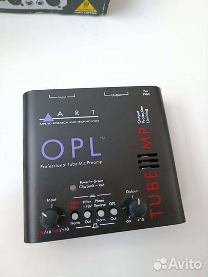 Микрофонный ламповый преамп ART Tube MP OPL