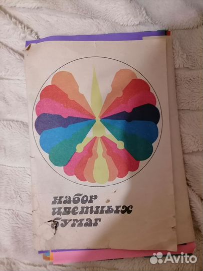 Детский набор (бум цв +цв самоклеющ.), фломастеры