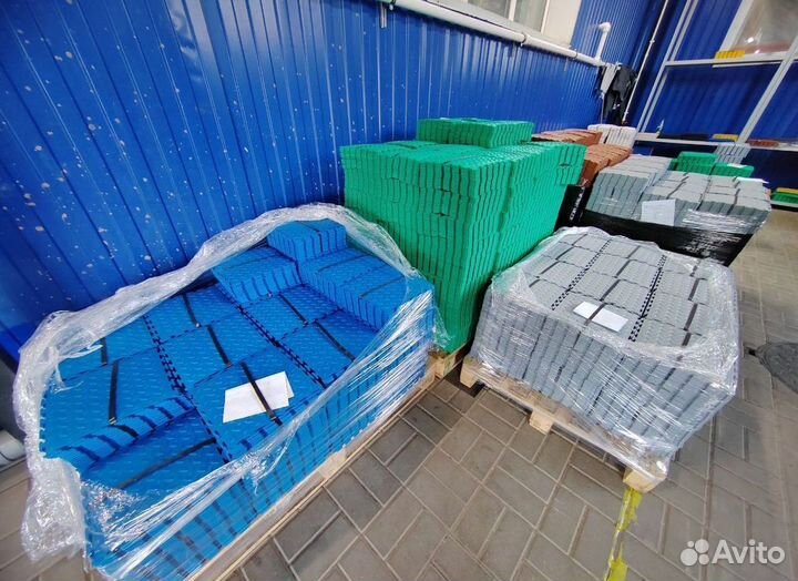 Модульная плитка пвх для гаража