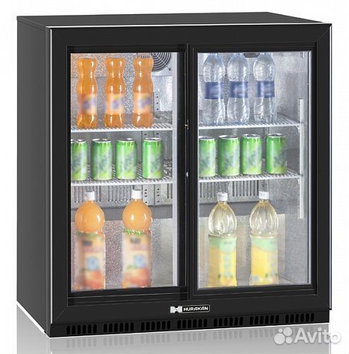 Шкаф барный холодильный hurakan HKN-DB205S