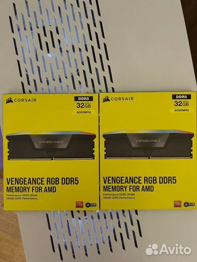 Оперативная память DDR5 Corsair vengeance 32gb rgb
