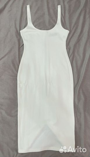 Платье майка белое