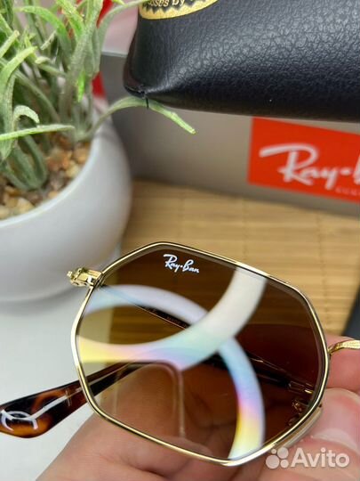 Очки Ray-Ban 3556 Octagonal (Полный комплект)
