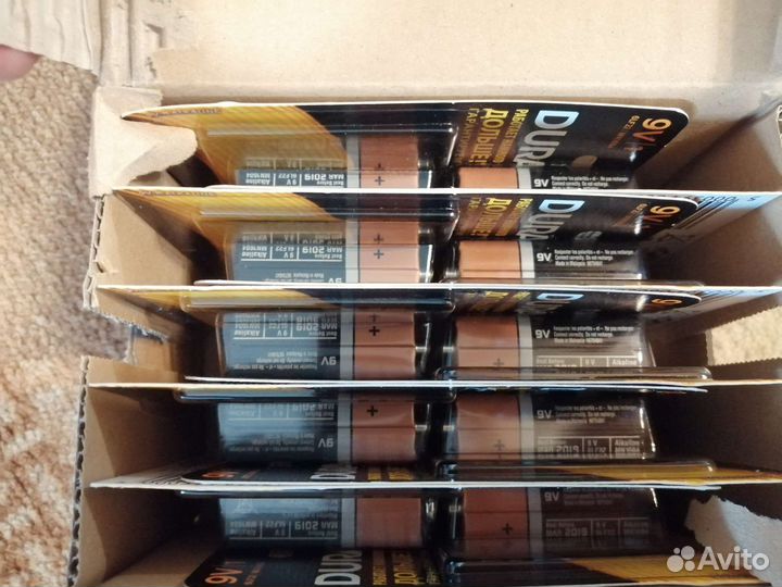 Батарейка 9v крона