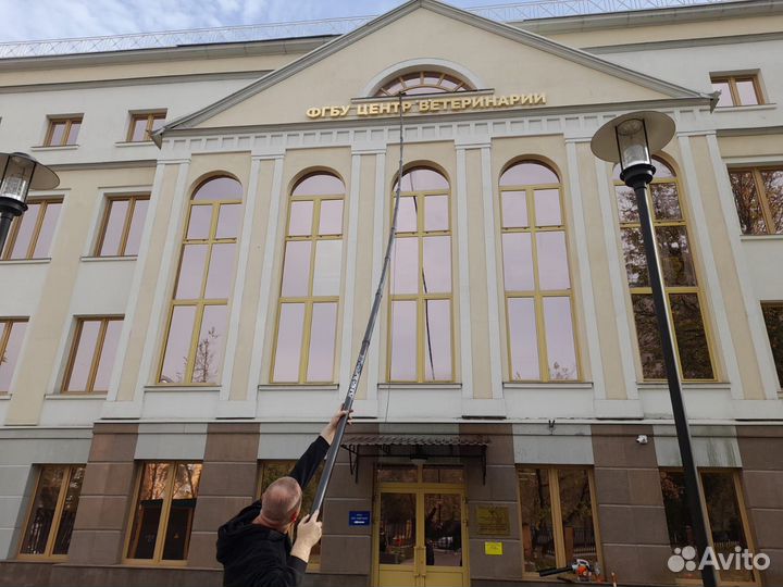 Мойка окон и фасадов