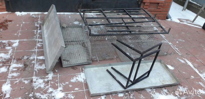 Клетка-витрина для перевозки и продажи разборная д