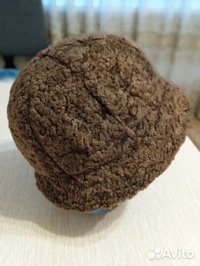 Шляпка натуральный каракуль